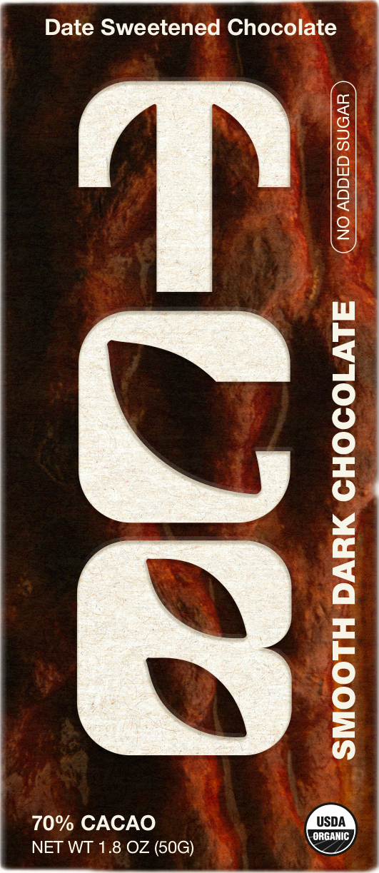 TCB Smooth Dark Chocolate bar
